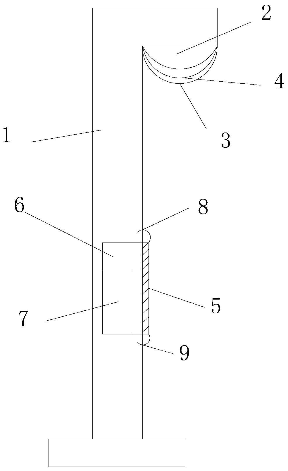 Insect-removing street lamp