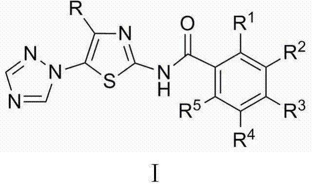 N-[5-(1,2,4-triazole-1-yl)thiazole-2-yl]aromatic amide, and pharmaceutical applications thereof