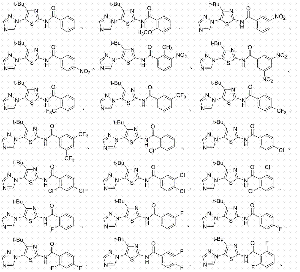 N-[5-(1,2,4-triazole-1-yl)thiazole-2-yl]aromatic amide, and pharmaceutical applications thereof