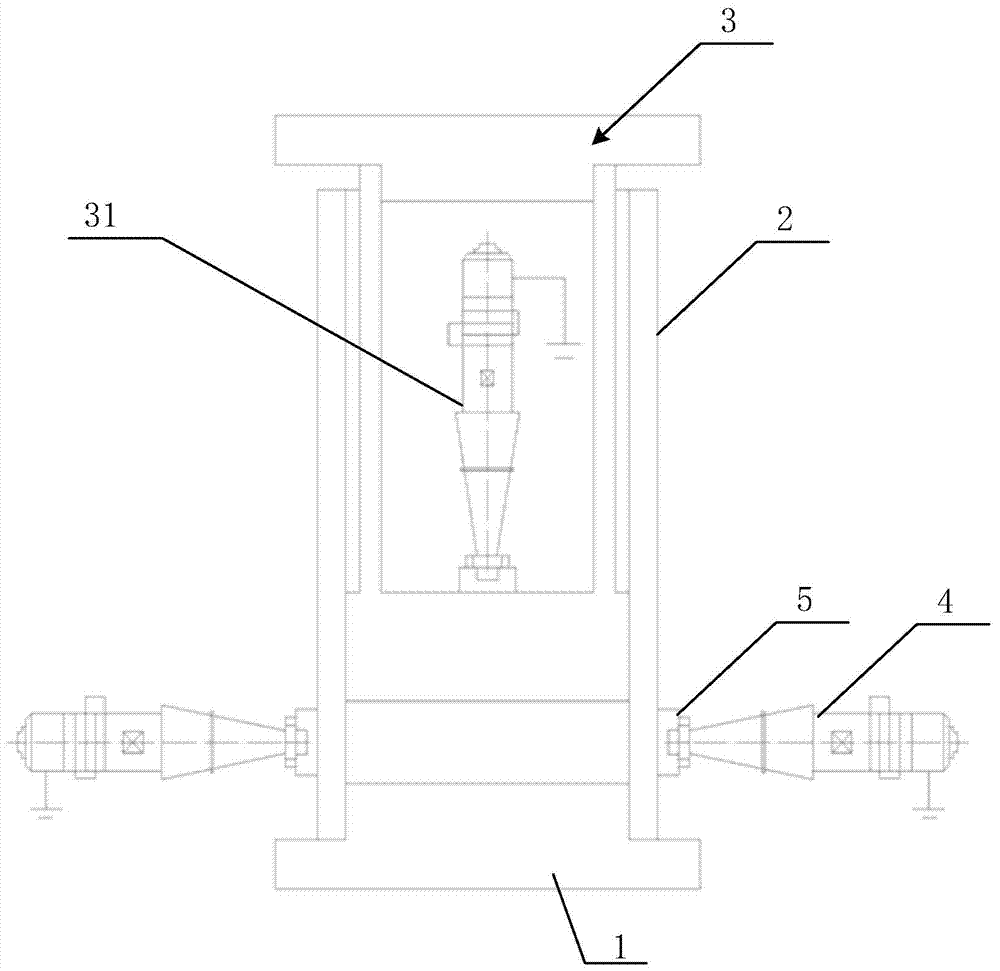 Powder material compression molding method assisted by ultrasonic vibration