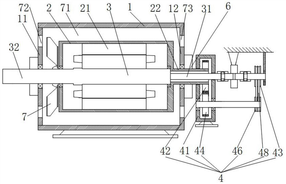 Double-rotor motor