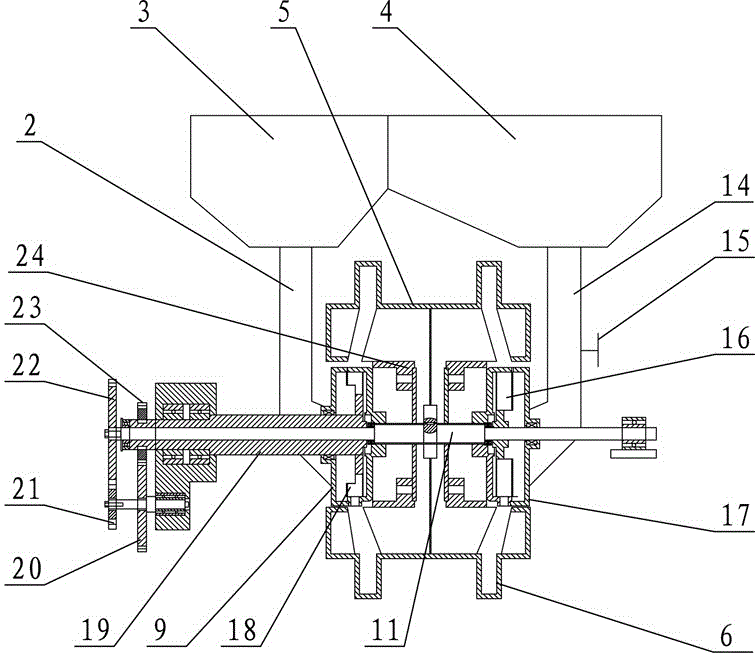 Bunch-planting type synchronous sowing and fertilizing machine