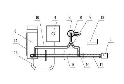 Recycling and processing equipment of waste and old fluorescent lamp