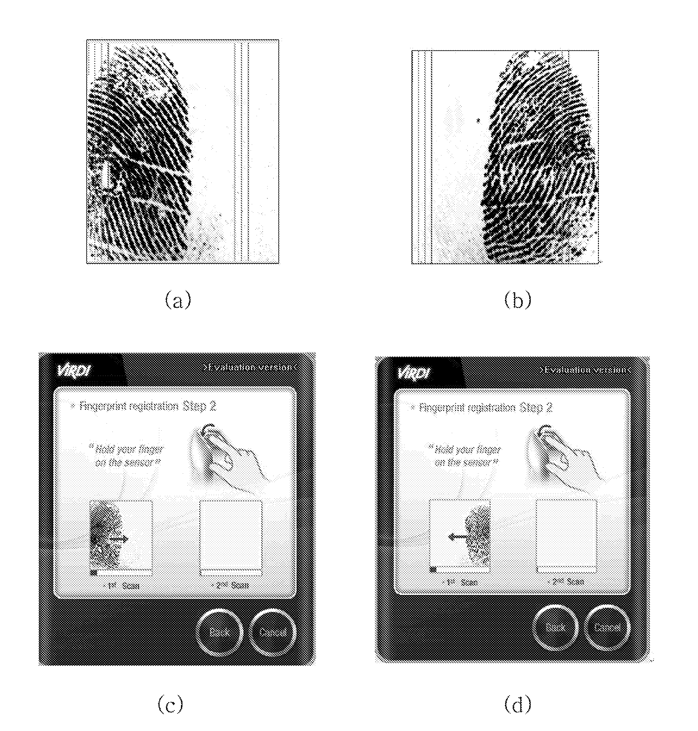 Fingerprint recognition apparatus and method thereof of acquiring fingerprint data