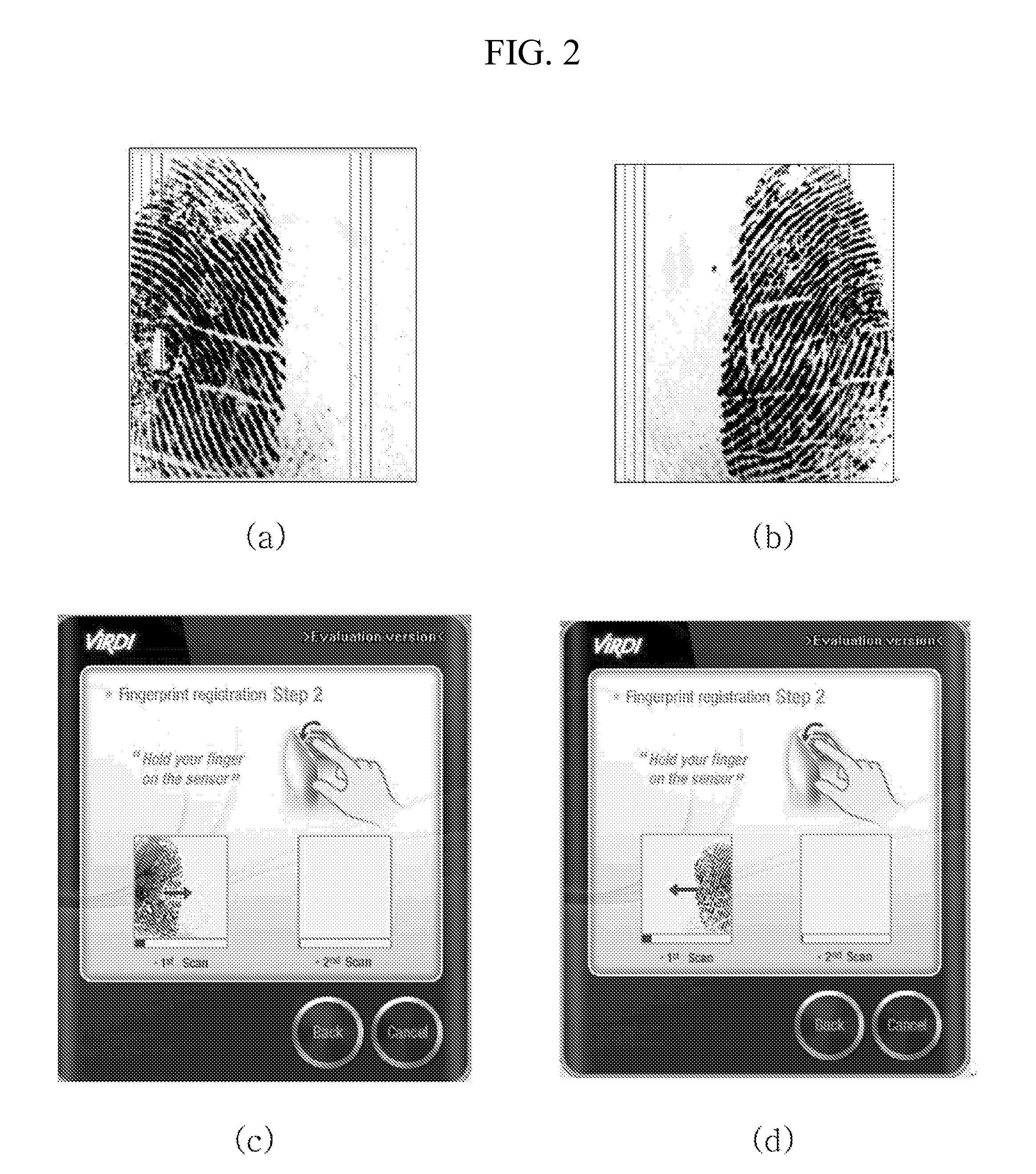 Fingerprint recognition apparatus and method thereof of acquiring fingerprint data