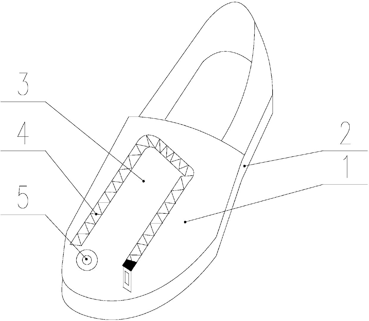 Three-season shoe capable of changing vamp assembled with zipper