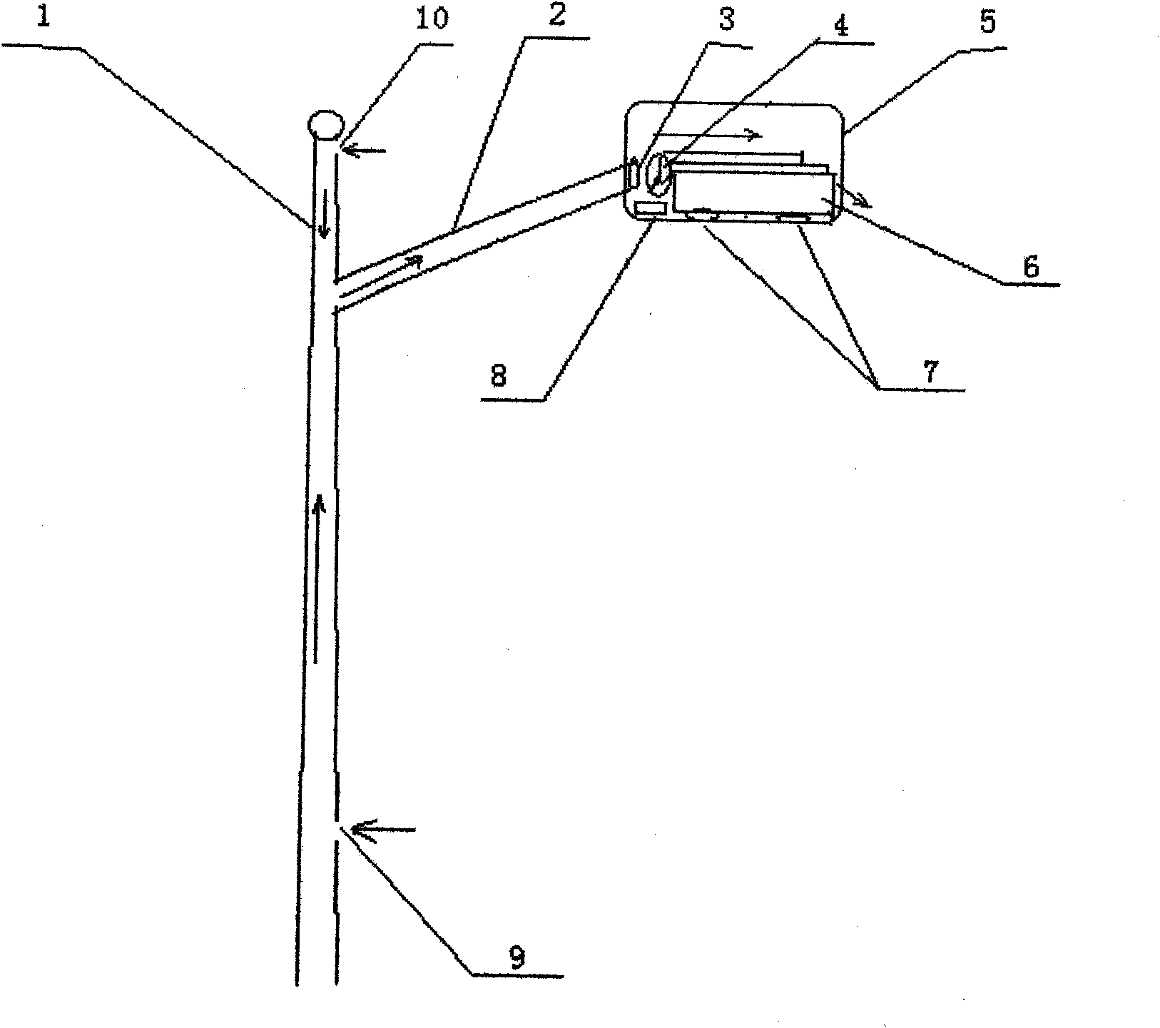 Intelligently controlled forced convection radiation LED streetlamp system