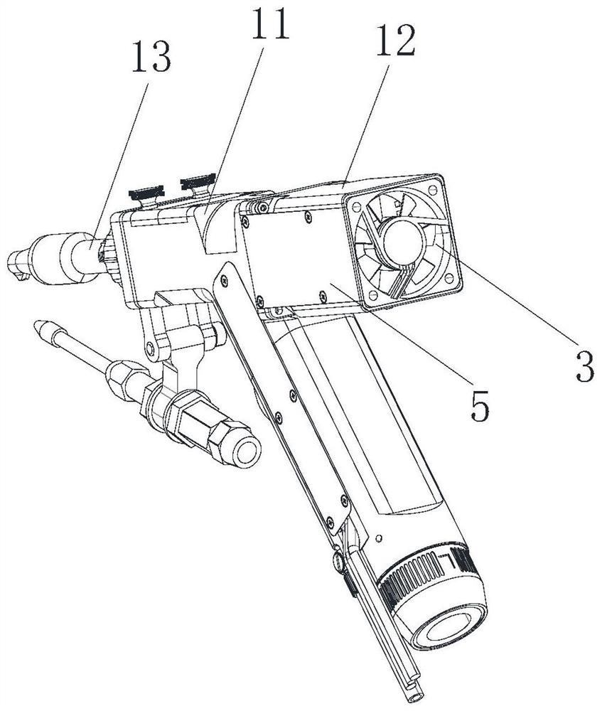 Laser welding gun