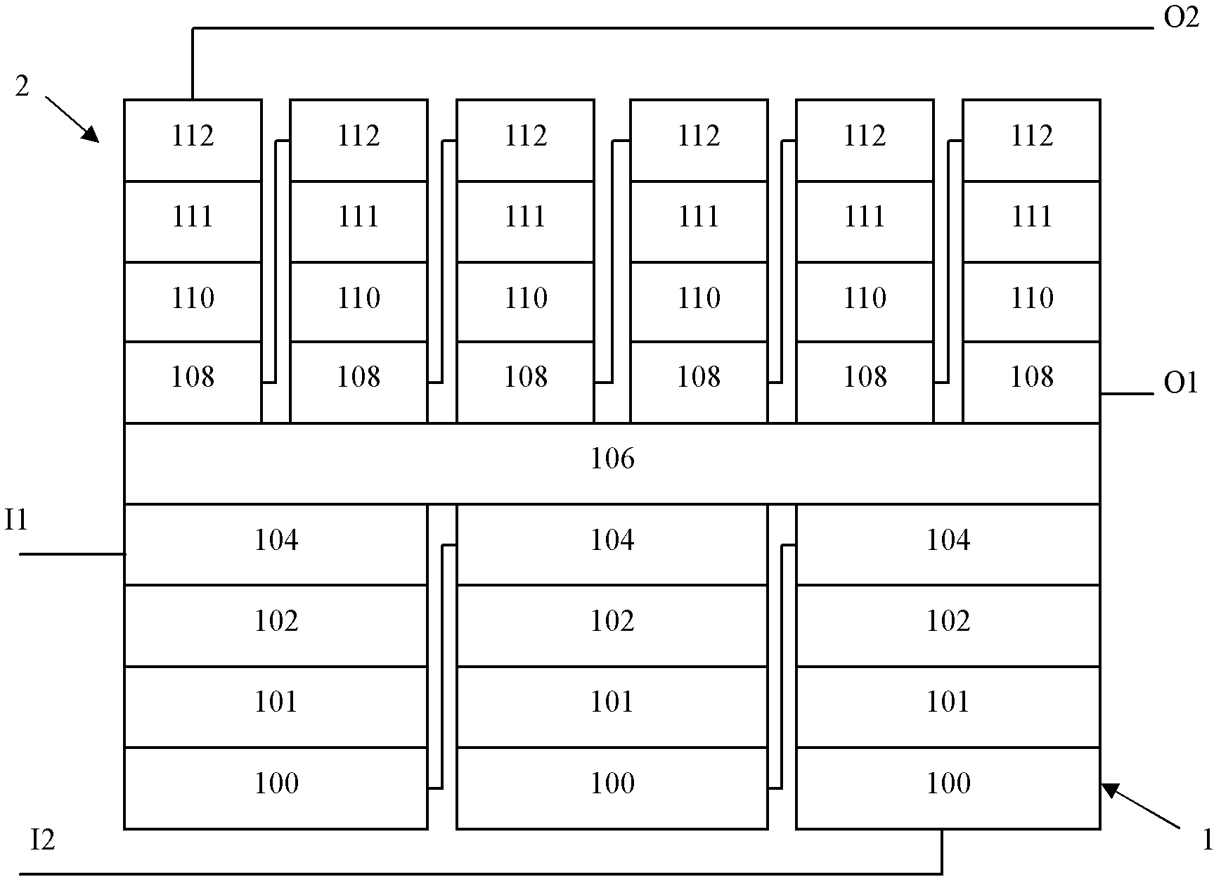 Semiconductor direct current photoelectric transformer