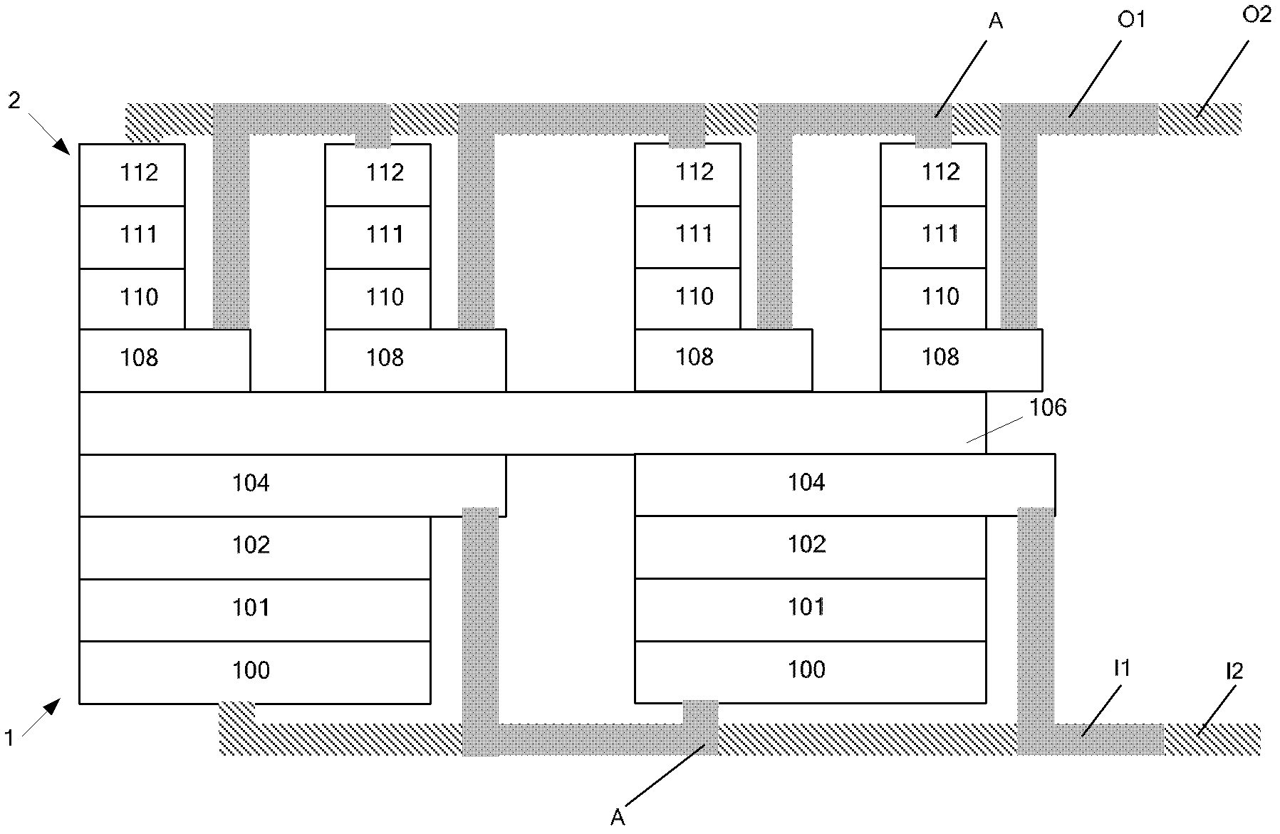 Semiconductor direct current photoelectric transformer