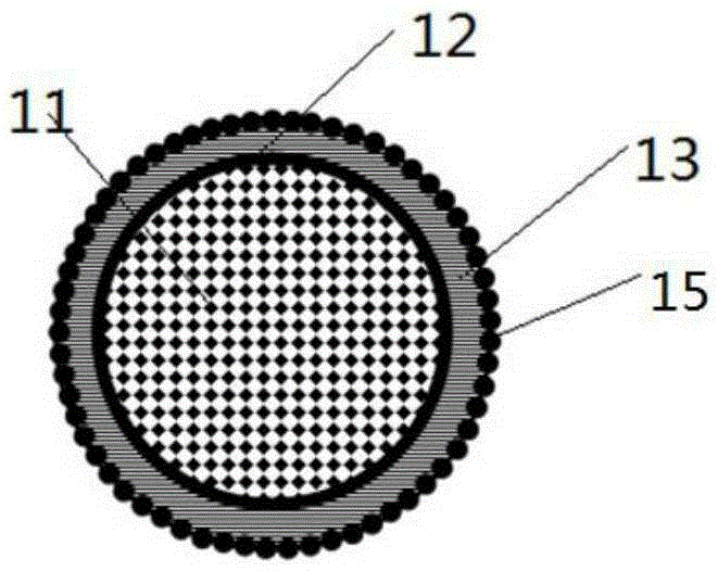 Continuous carbon fiber sucker rod with wear-resistant protective layer and preparation method thereof