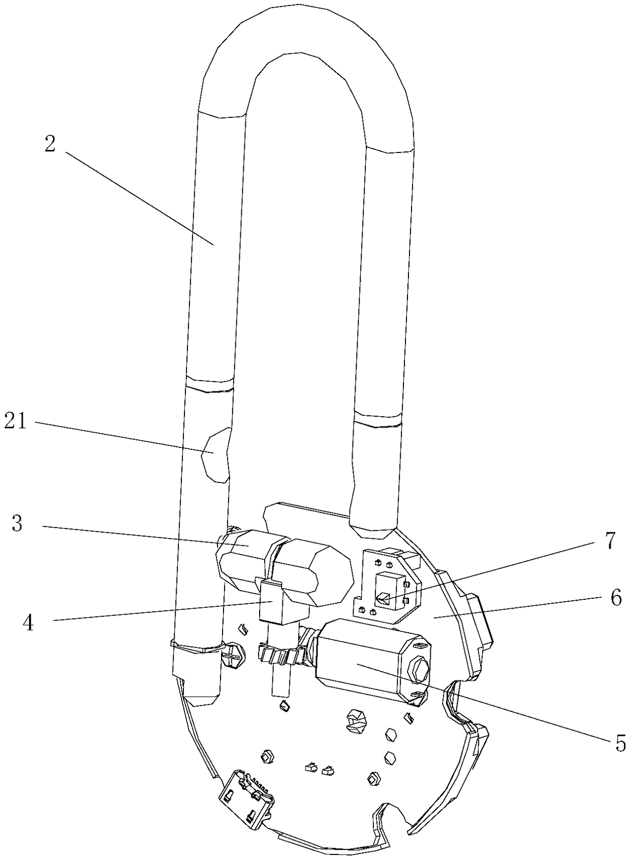 Electronic padlock