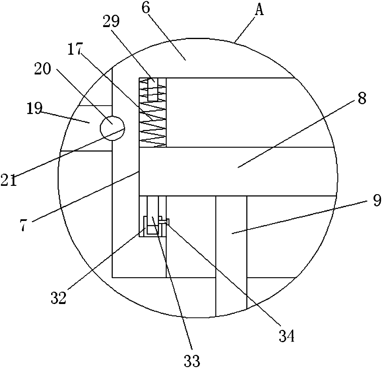 Mechanical weeding device for large-scale agriculture production