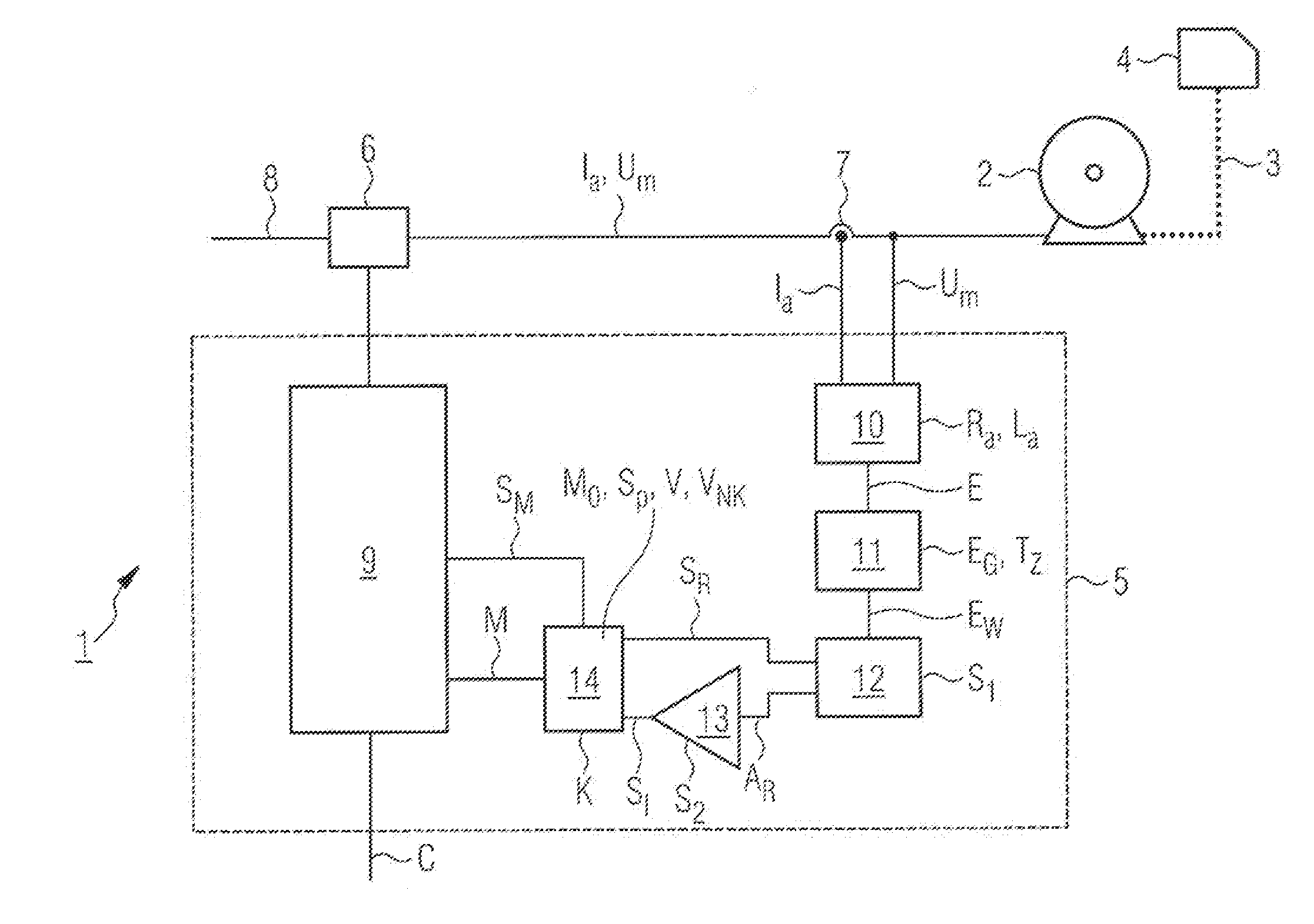 Correction of counting errors in the evaluation of current ripples in a DC motor