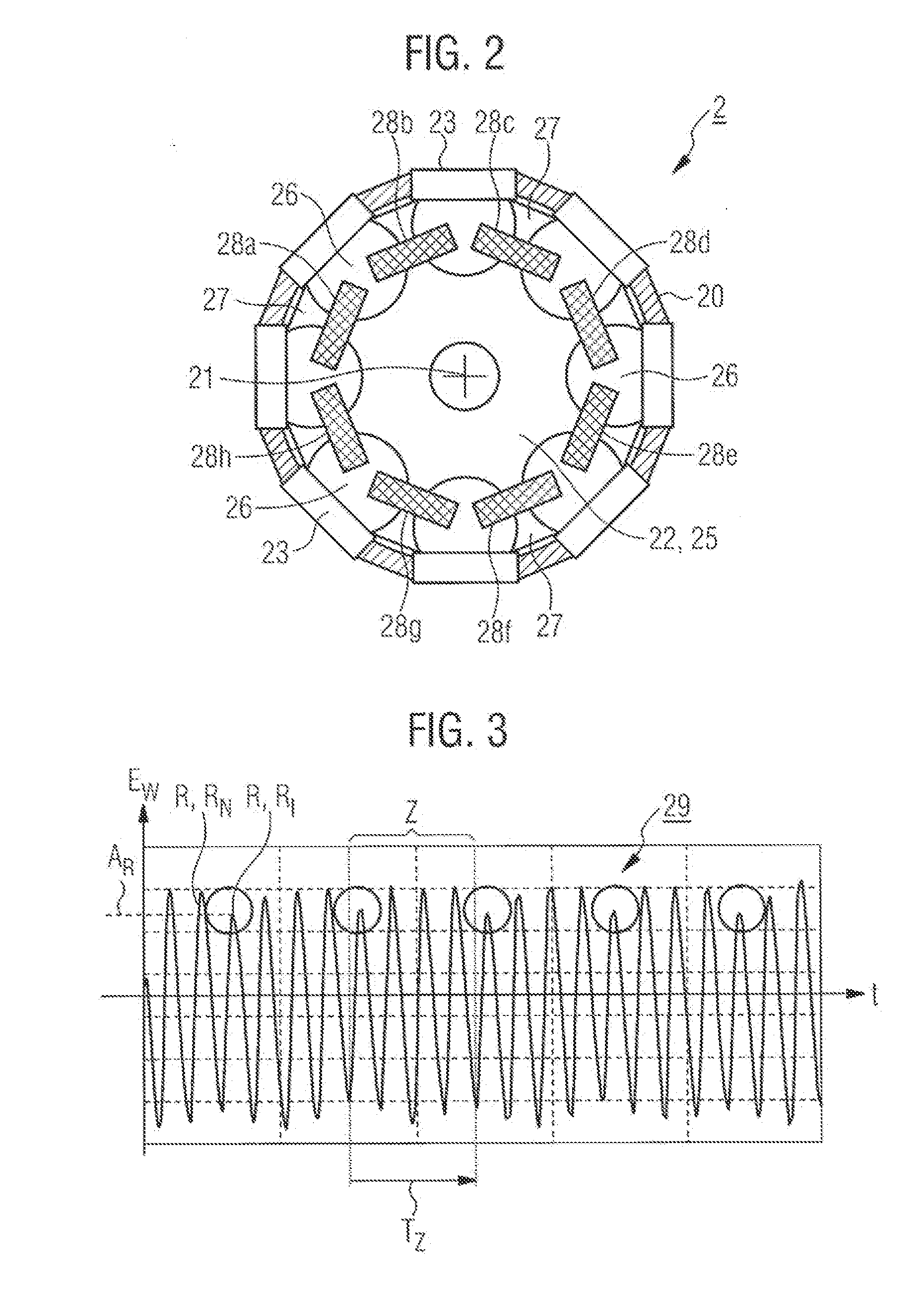 Correction of counting errors in the evaluation of current ripples in a DC motor