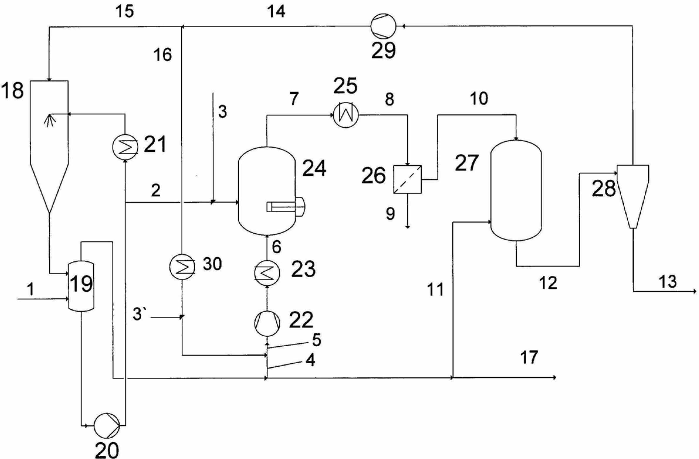 Method for continuously producing melamine