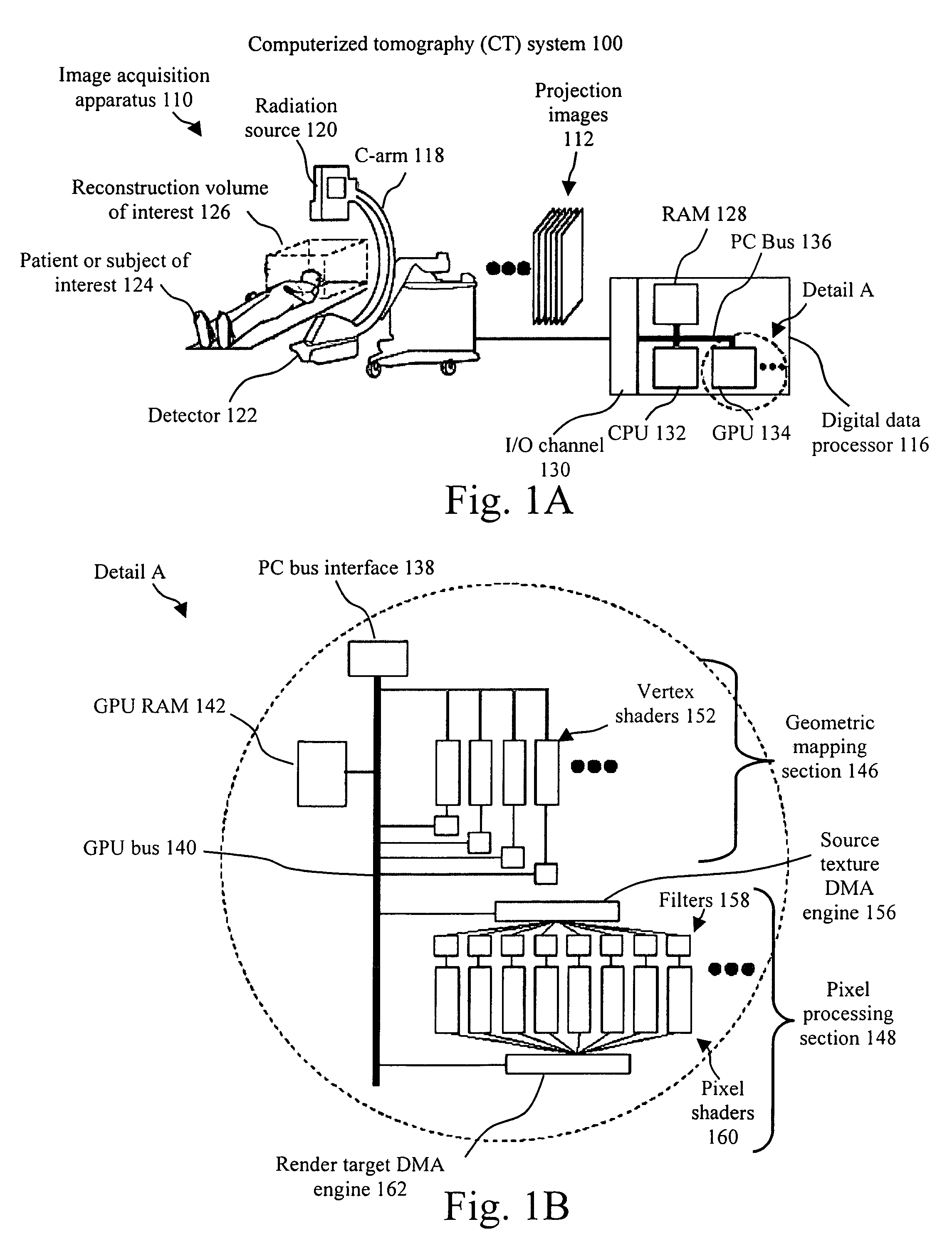 Method of reconstructing computed tomography (CT) volumes suitable for execution on commodity central processing units (CPUs) and graphics processors, and apparatus operating in accord with those methods (rotational X-ray on GPUs)