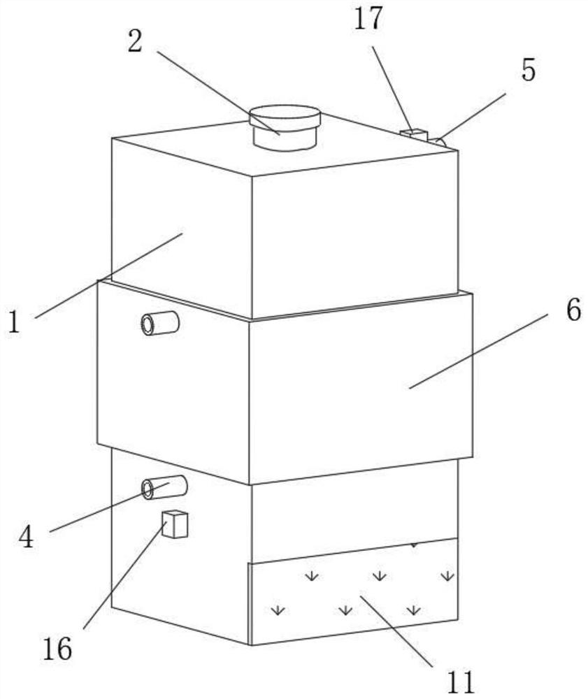 Dry distillation device for oil shale processing