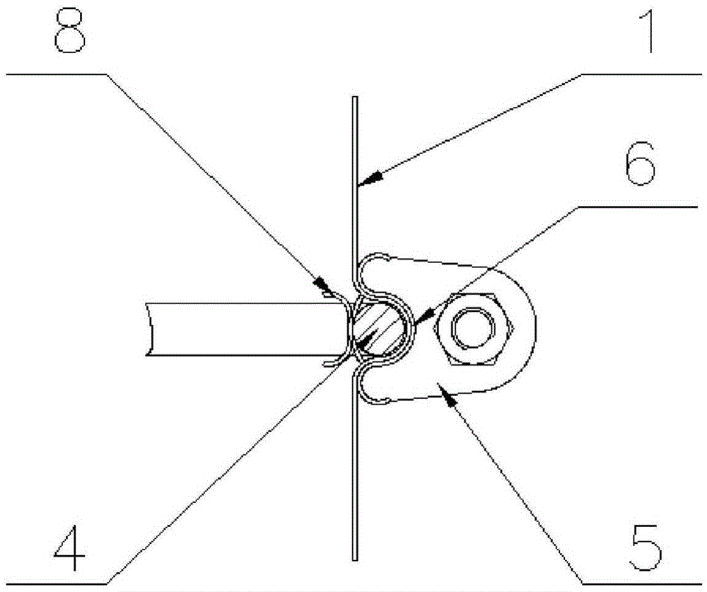 A quick-change dust-proof telescopic soft cover for a ship loader