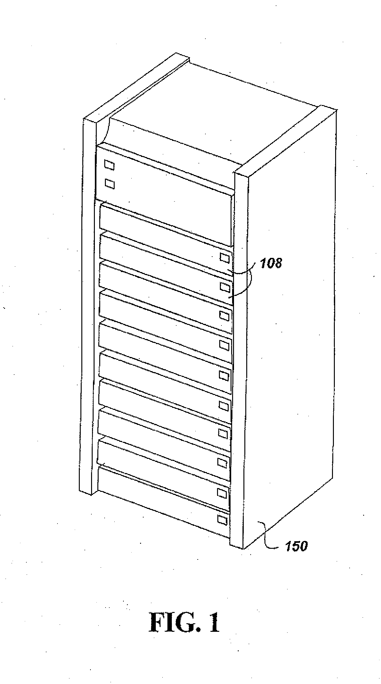 Data center server location and monitoring system