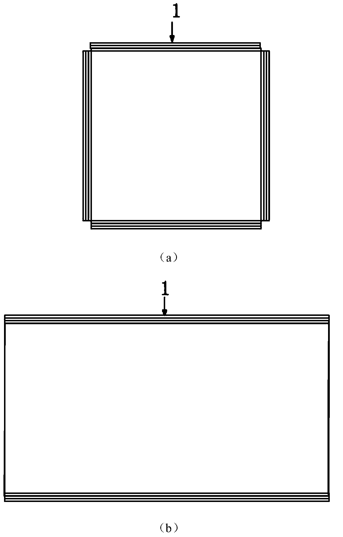 Combined printing circuit board electric capacitance tomography sensor