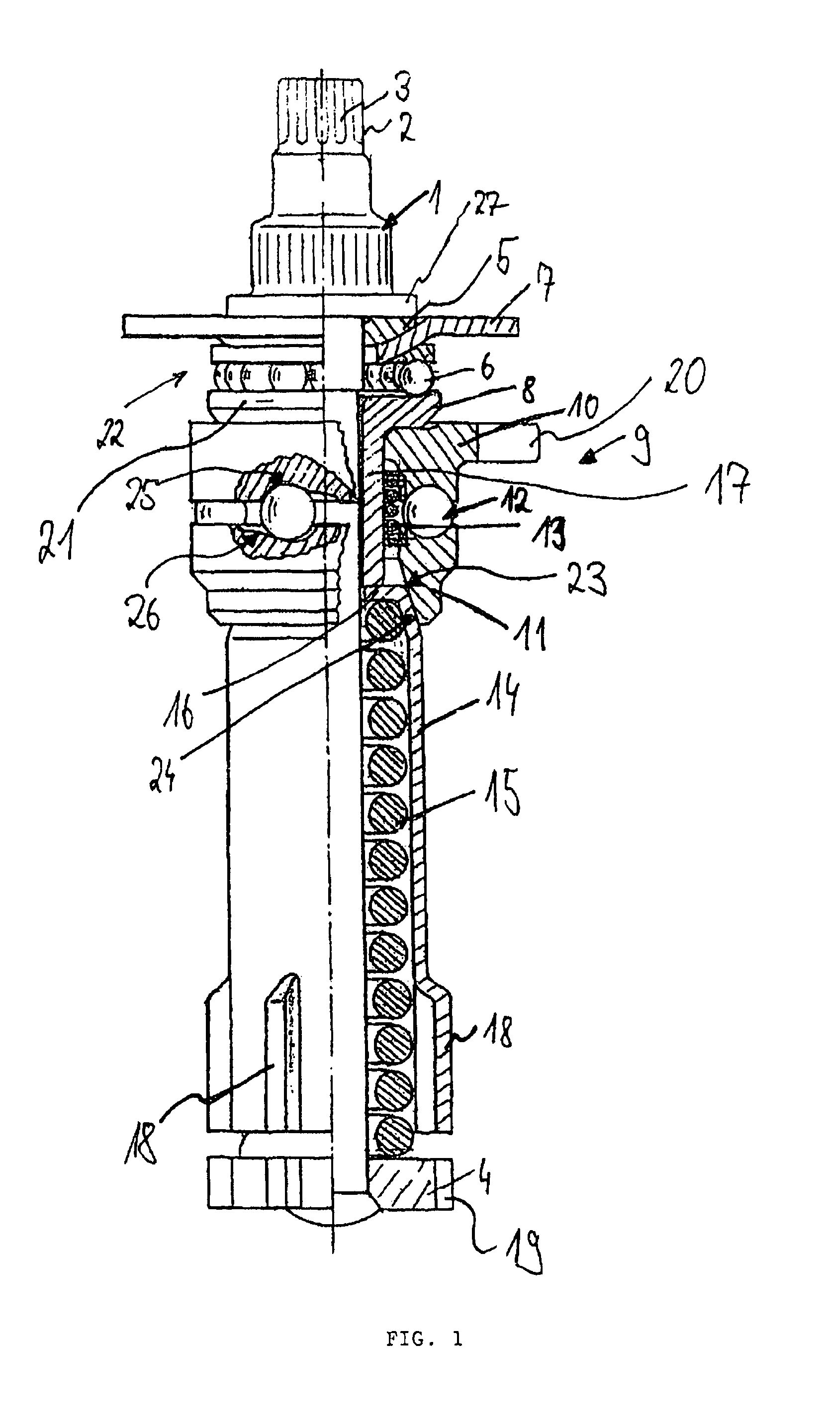 Adjusting device for a pneumatic disc brake