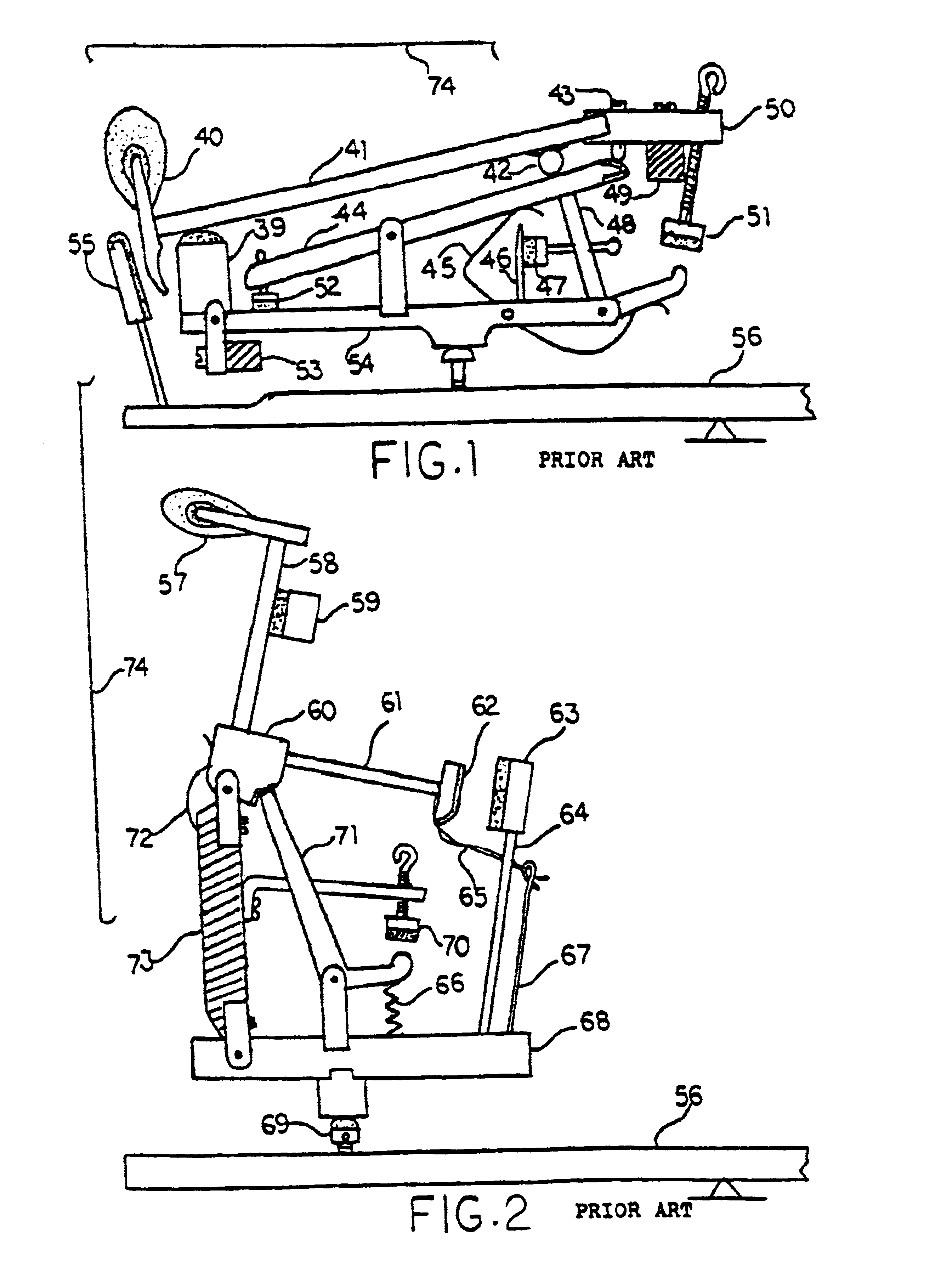 Universal piano action striking vertical and horizontal strings from below and above