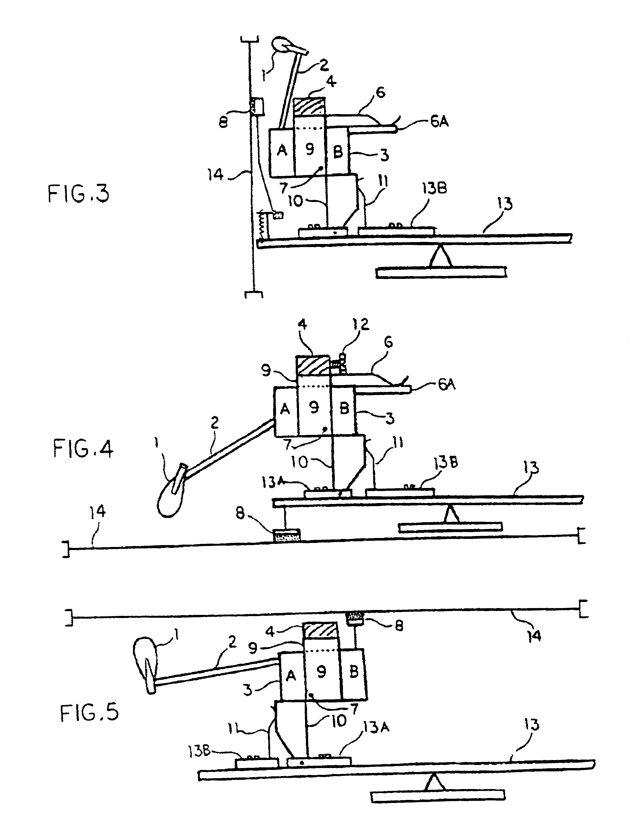 Universal piano action striking vertical and horizontal strings from below and above