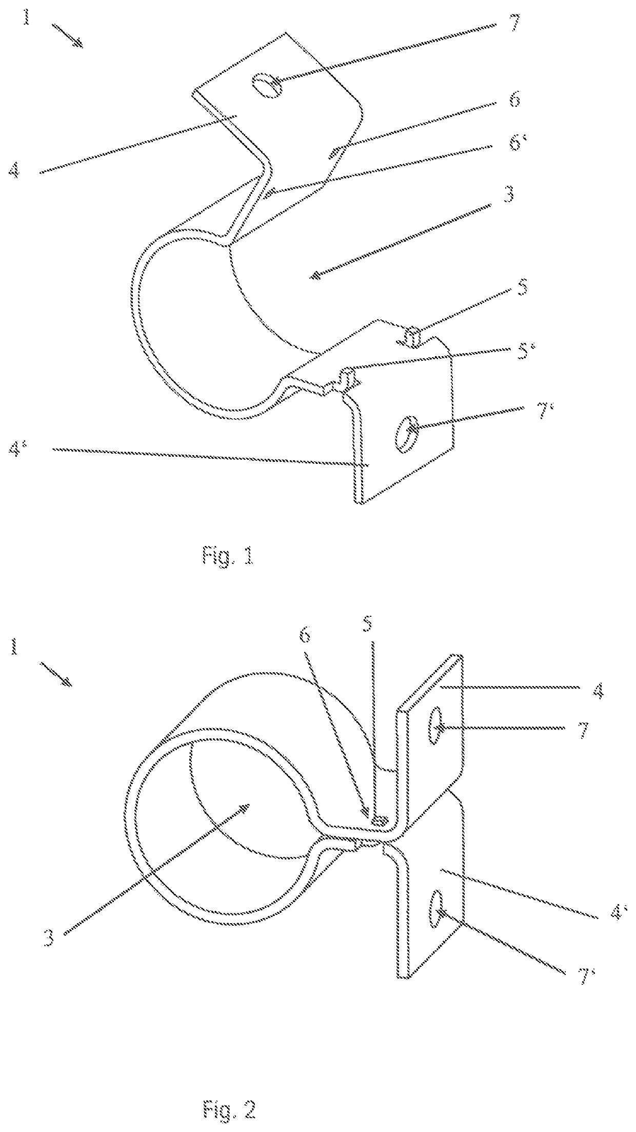 Anti-roll bar clamp, Anti-roll bar/Anti-roll bar clamp assembly, and method for producing an Anti-roll bar clamp