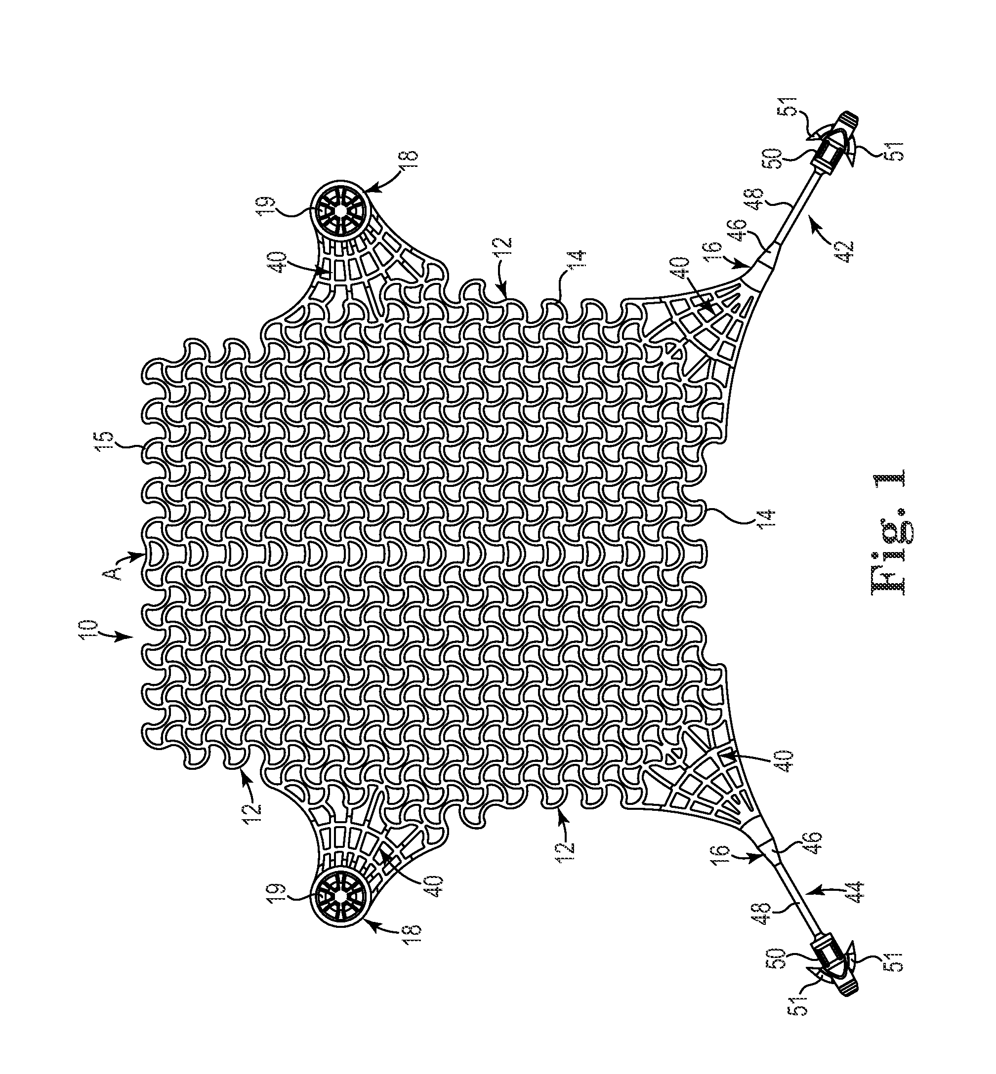 Patterned Implant and Method