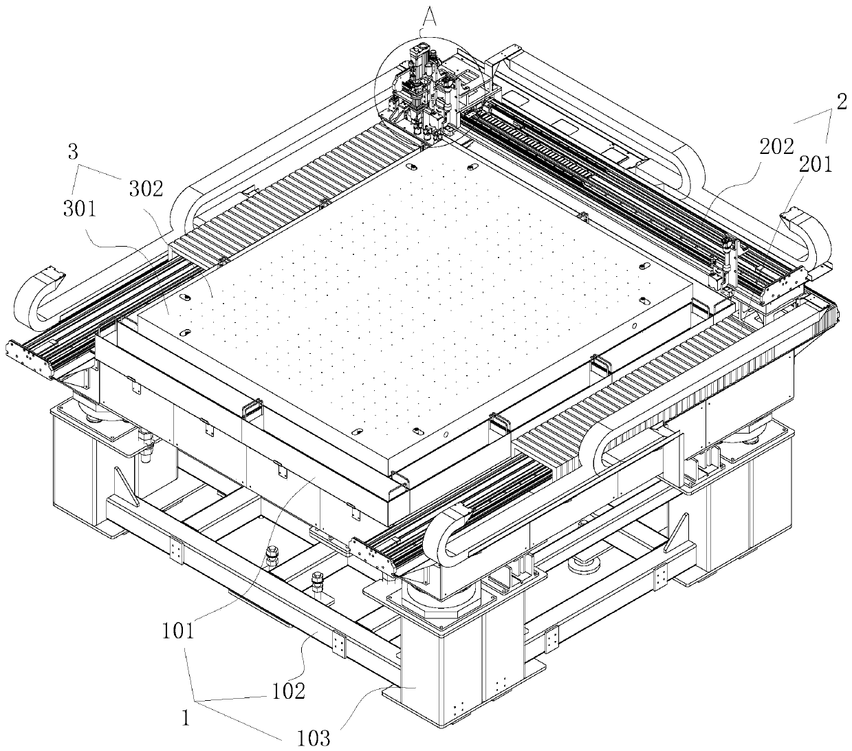 Cutting machine for special-shaped glass