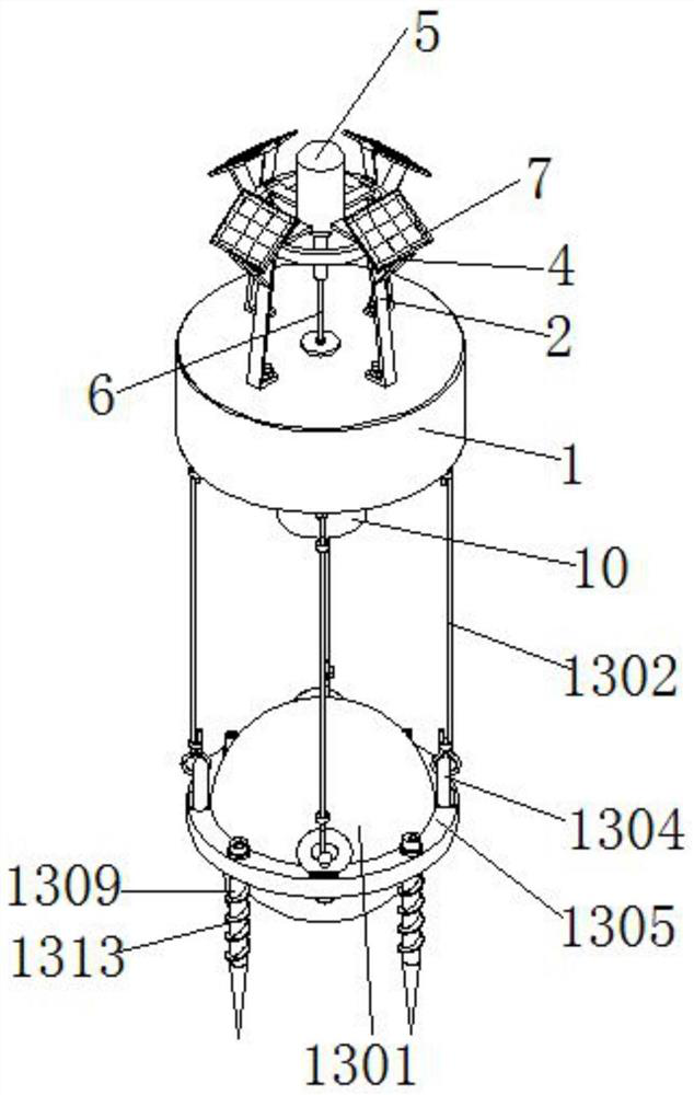 A remote sensing water level monitoring device