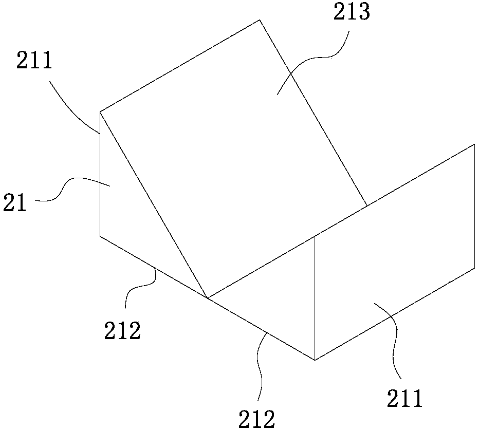 Prism total reflection double-lens common-chip module