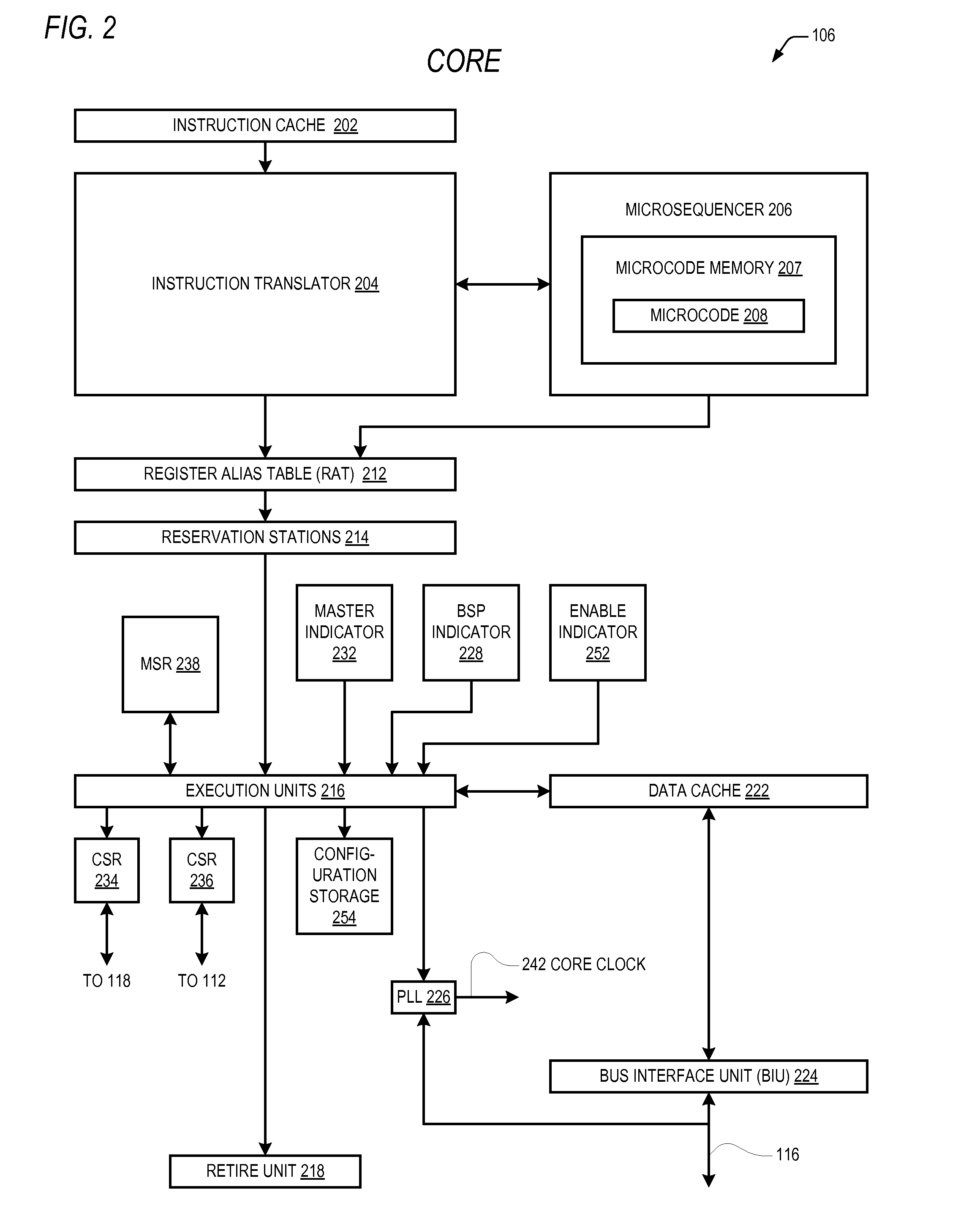 Dynamic and selective core disablement and reconfiguration in a multi-core processor