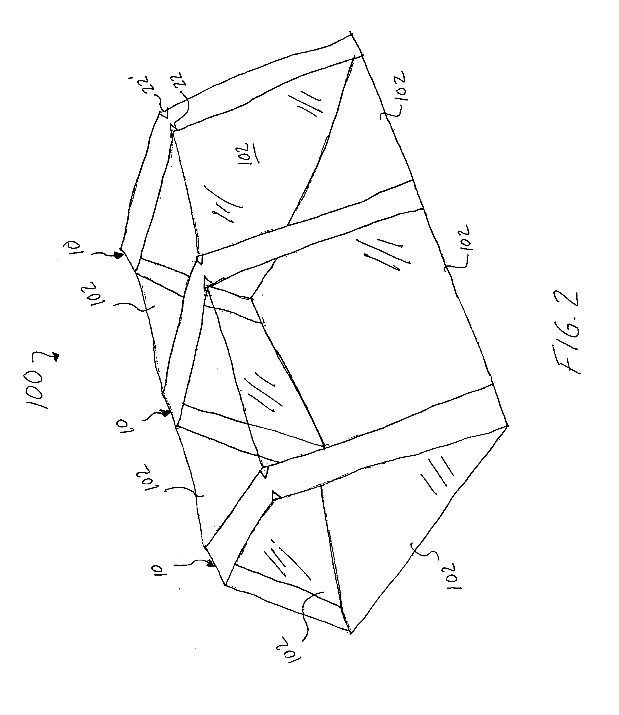 Inflatable support members and structures including the same