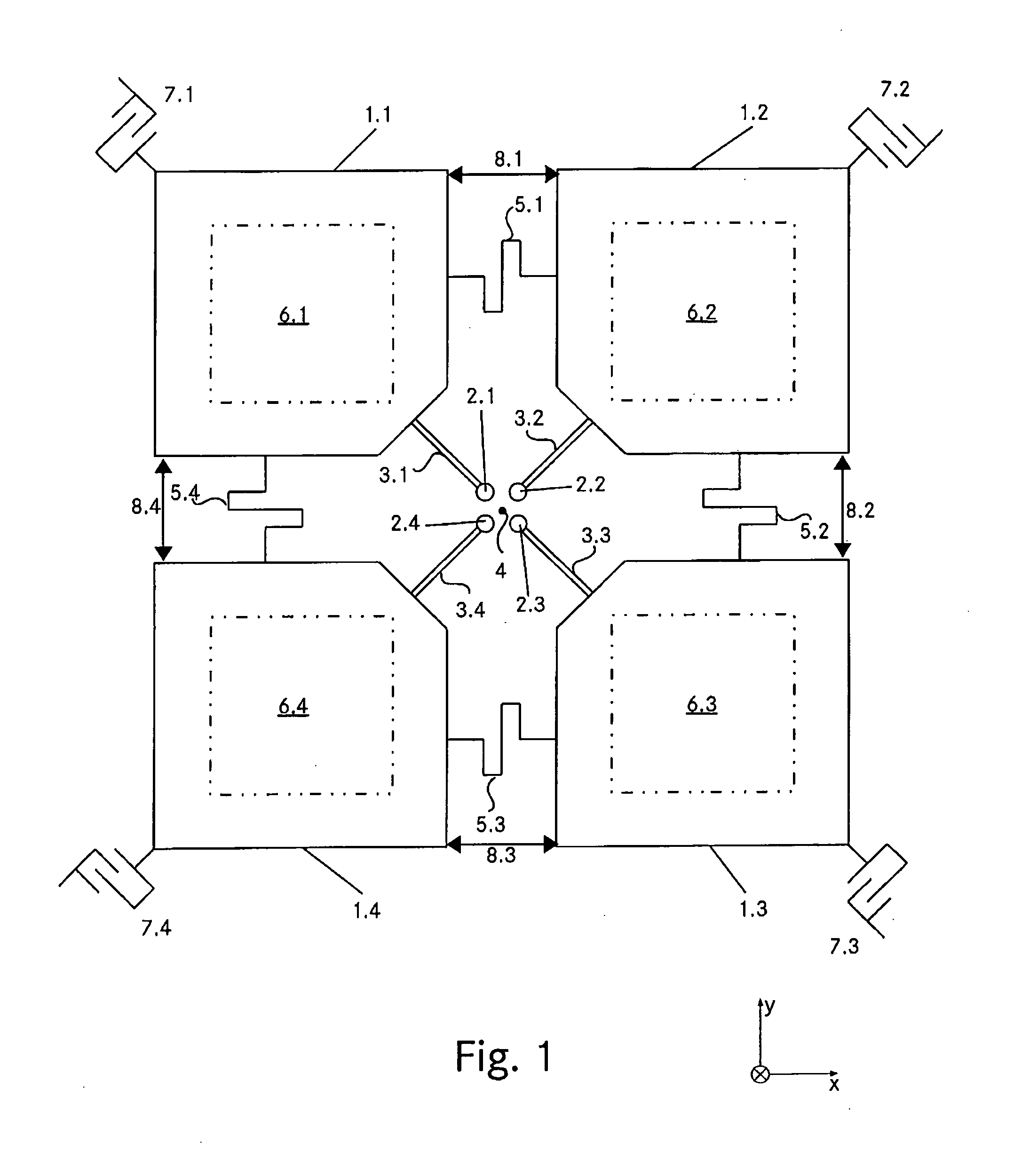 Multiaxial micro-electronic inertial sensor