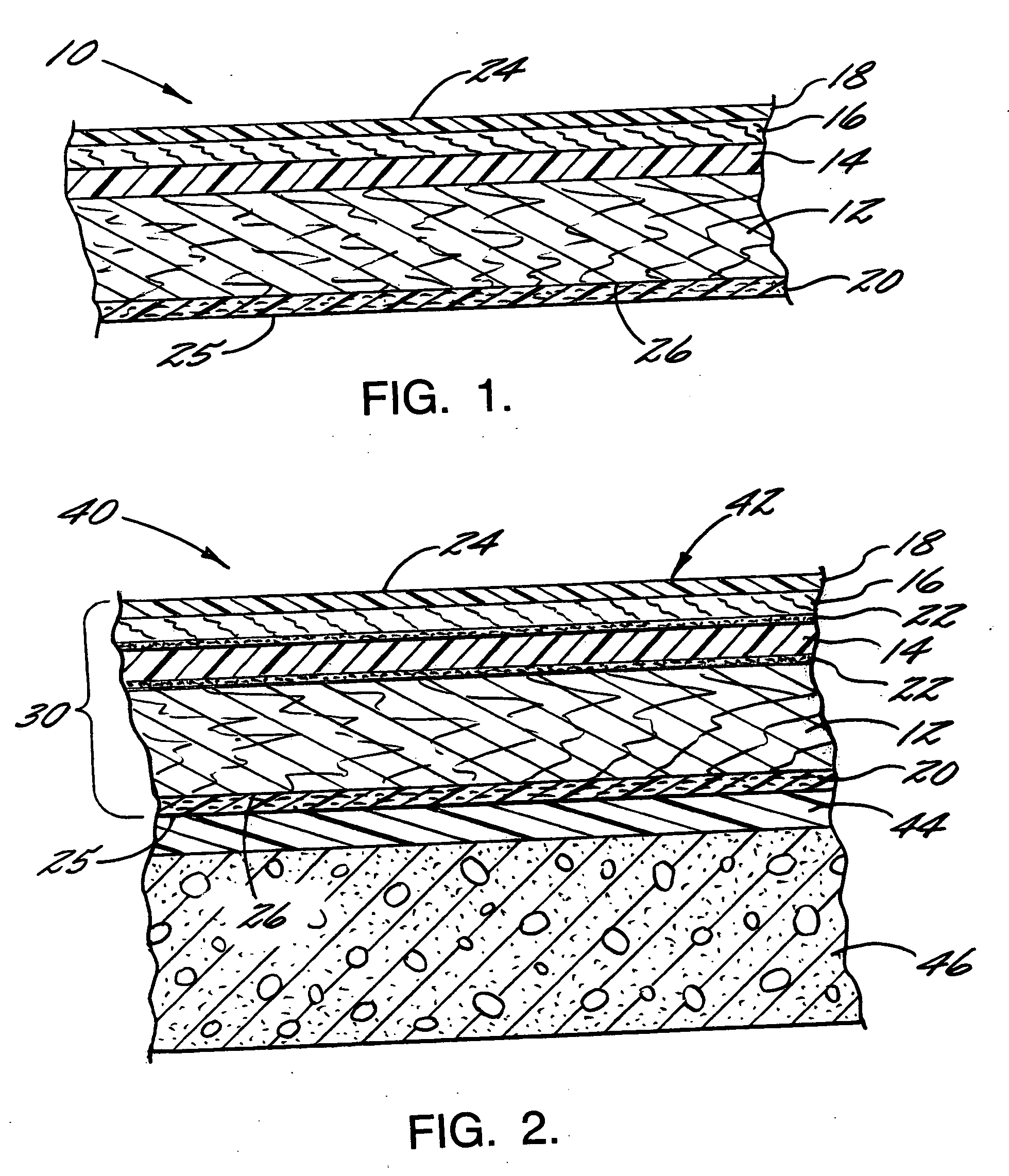 Pitch modulating laminate