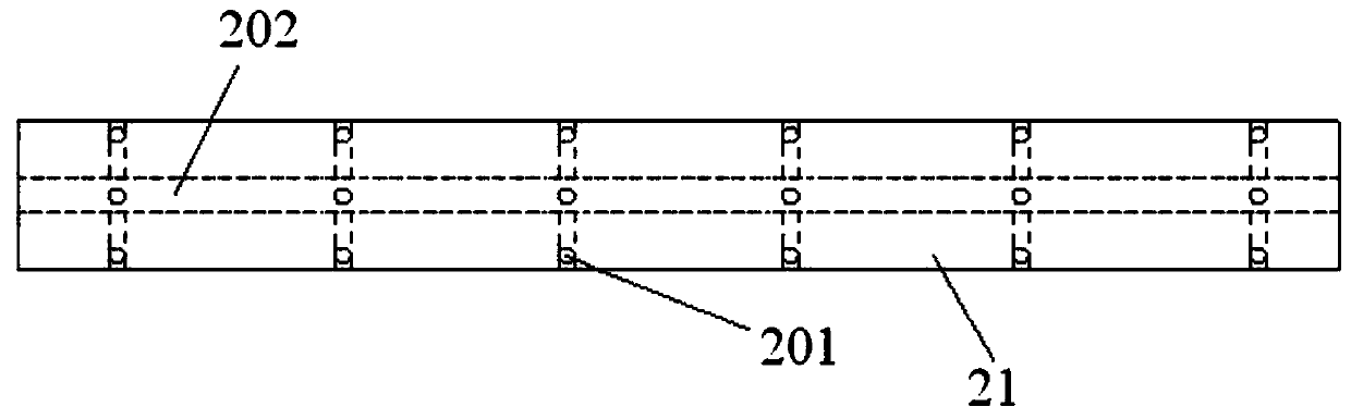 Slope reinforcing structure