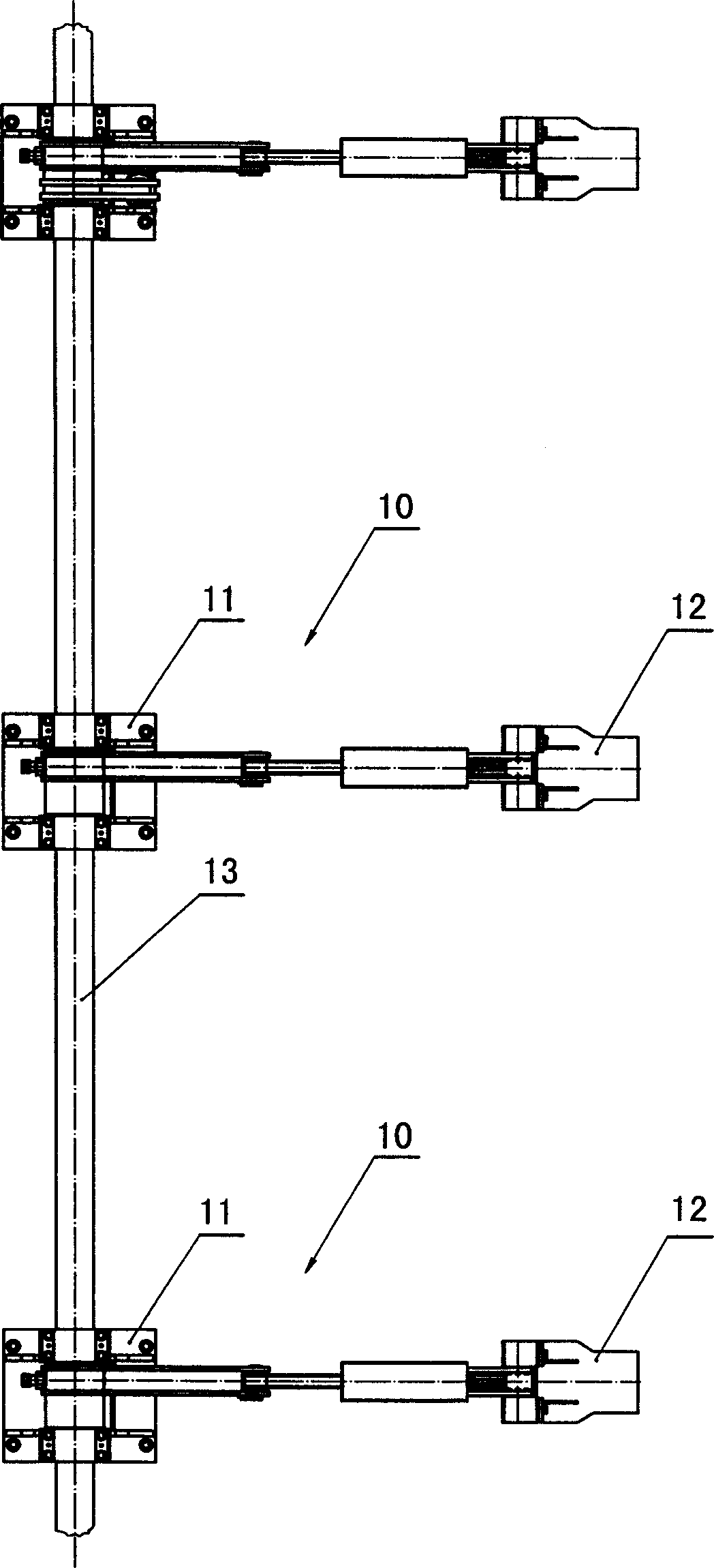 Steel turning machine