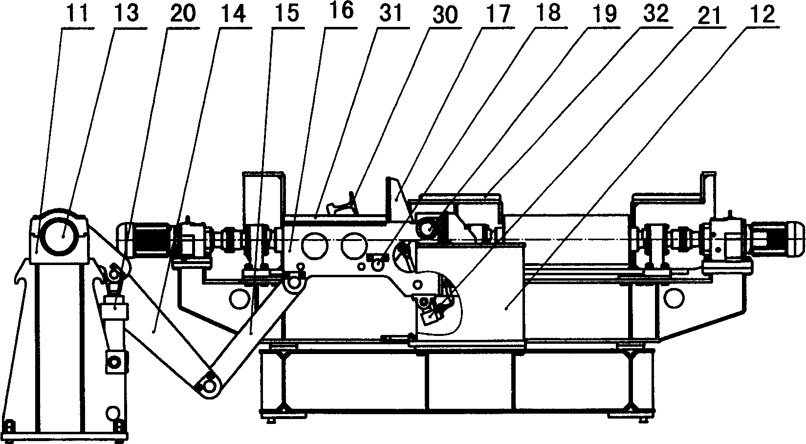 Steel turning machine