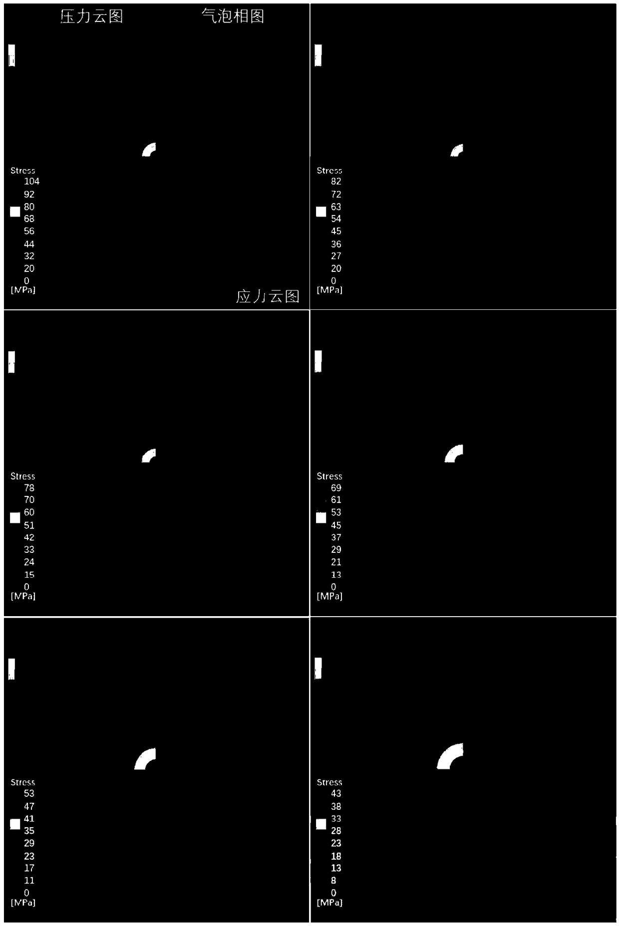 Calculation method of gas-liquid-solid coupling for laser shock enhancement