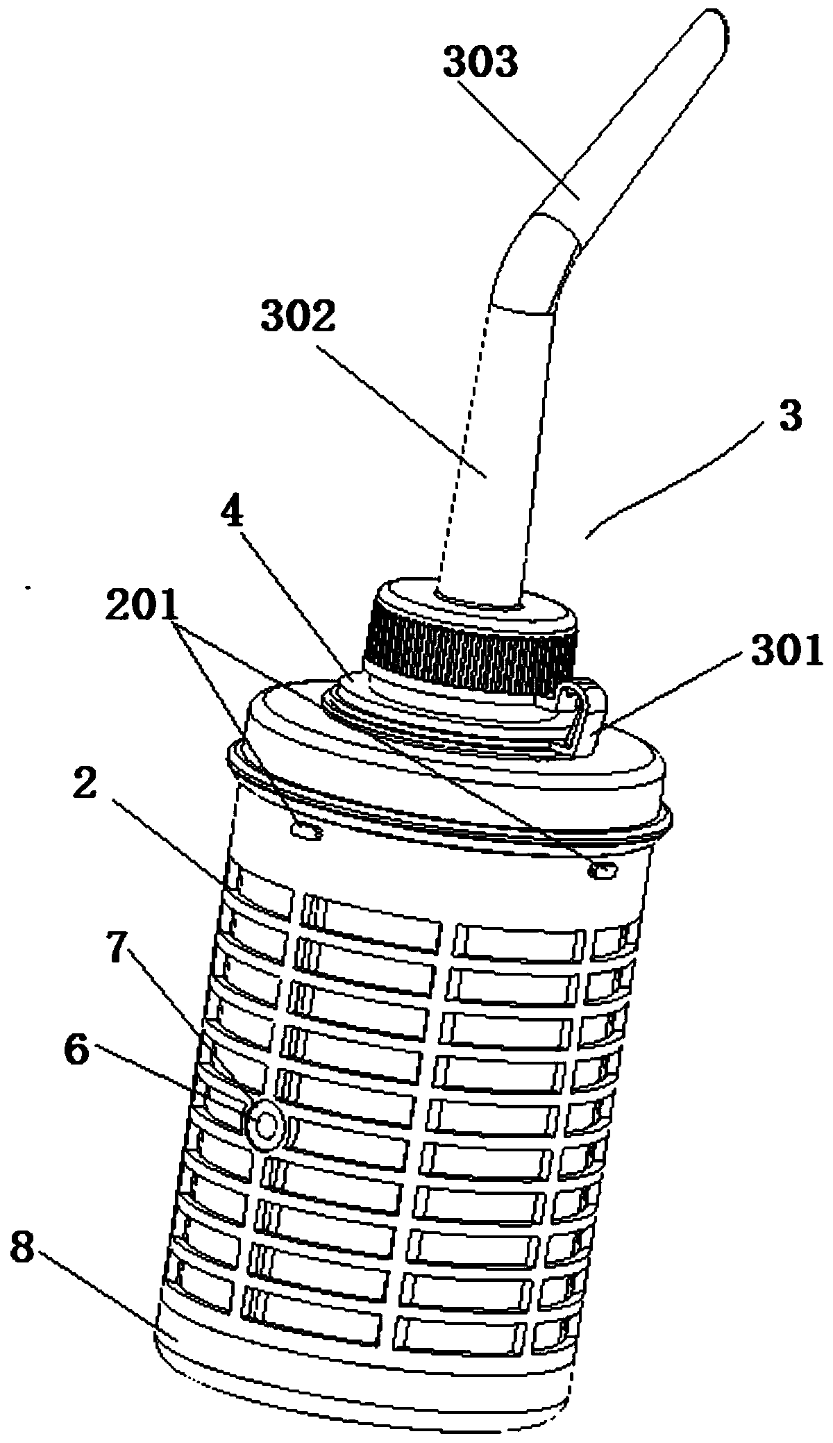 Automobile lamp renovating appliance and self-heating material