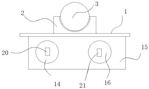 Device for achieving unilateral tensioning through direct current motor and power distribution method of device