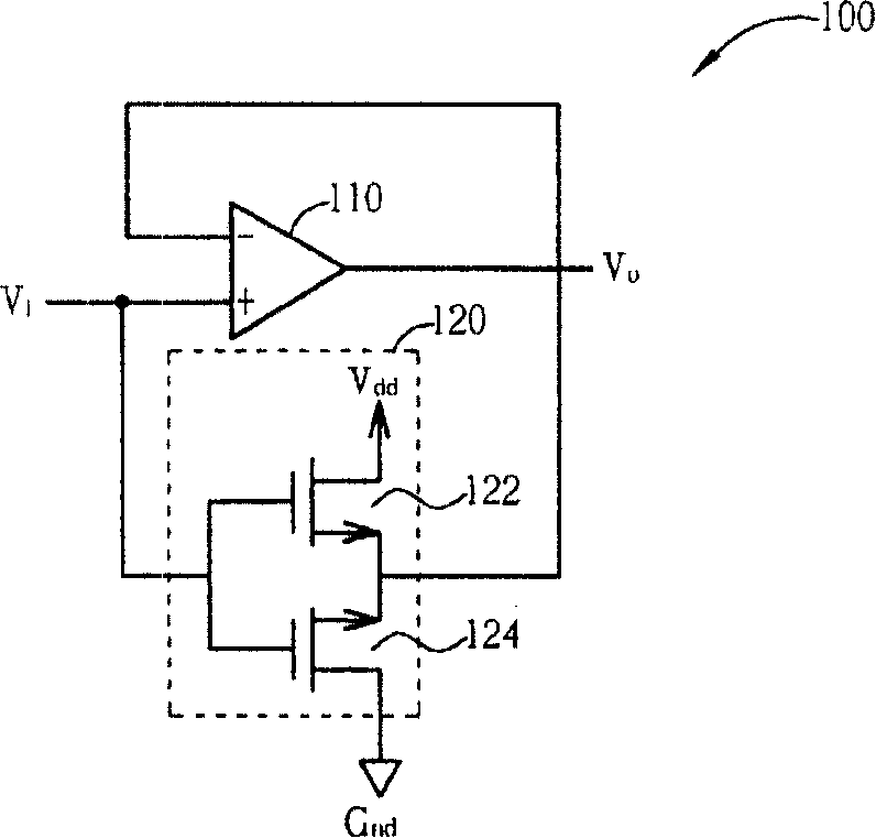 Amplifying circuit with pull-up and pull-down circuit to increase turning rate