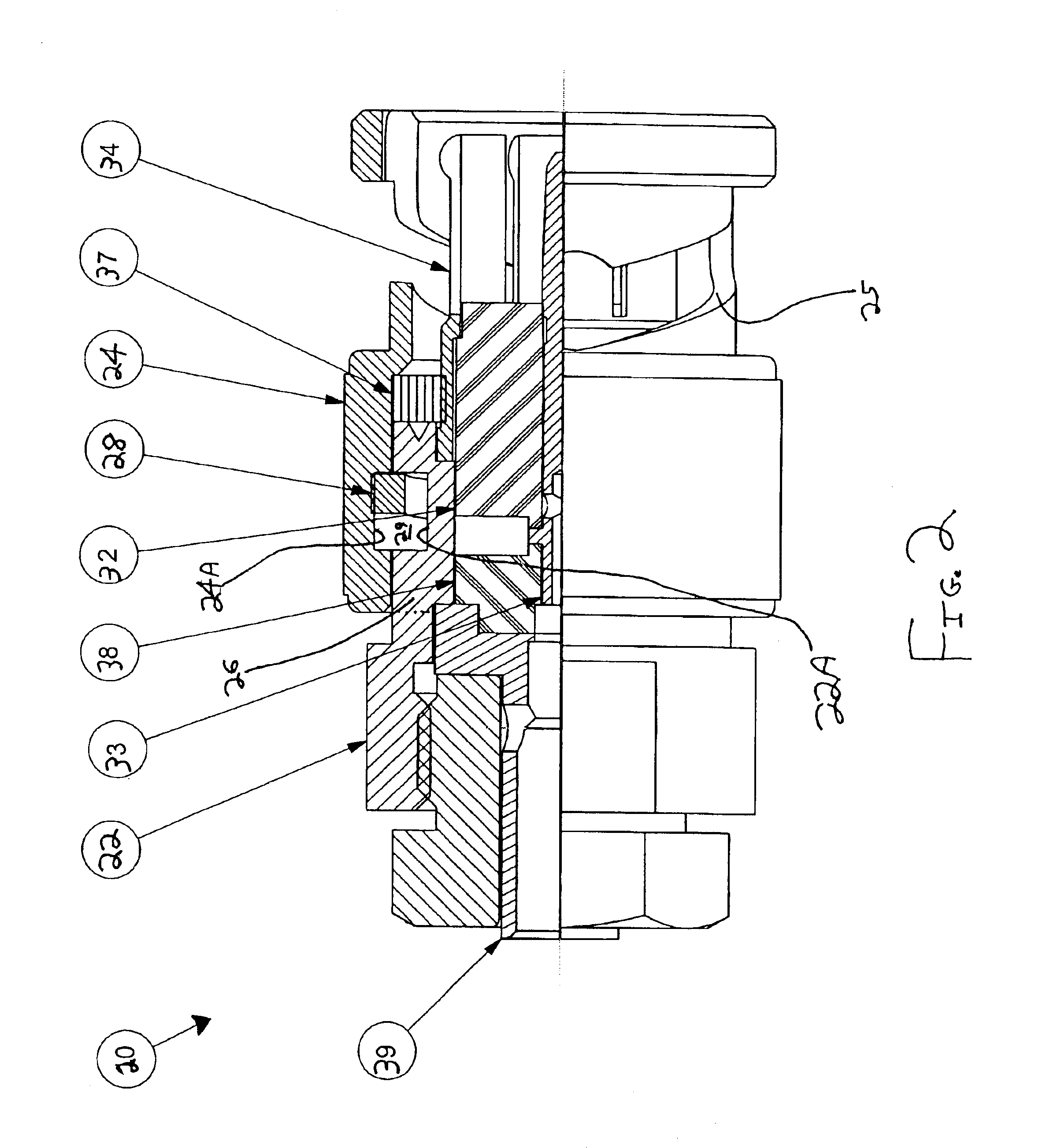 High frequency coaxial connector