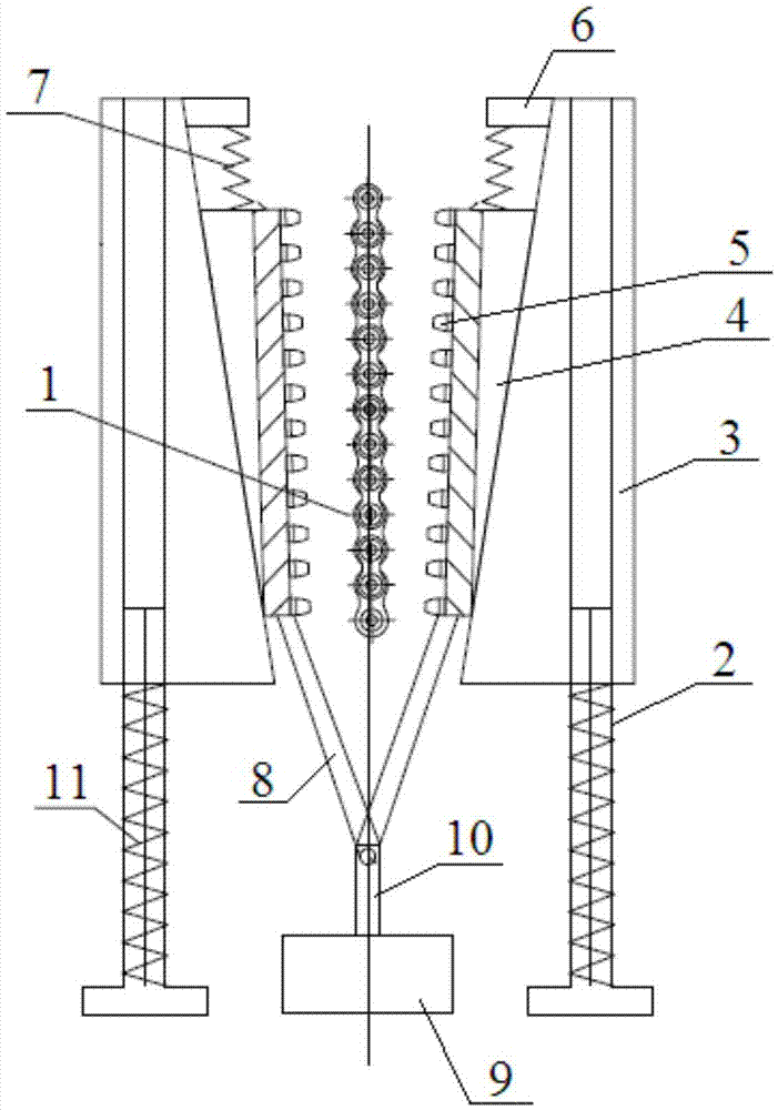 Real-time chain fracture prevention safety lock