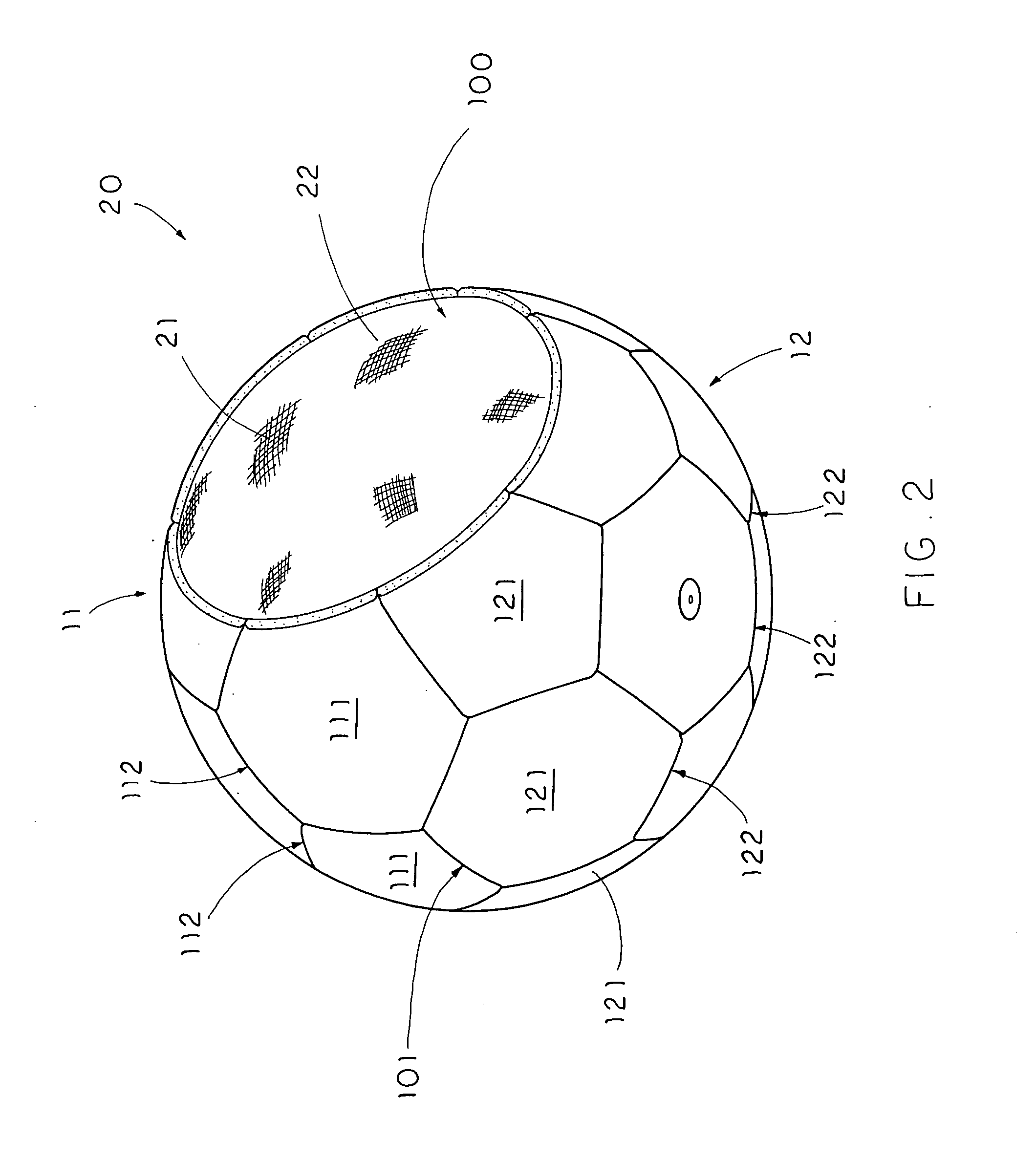 Molded sportsball without molding mark and manufacturing method thereof