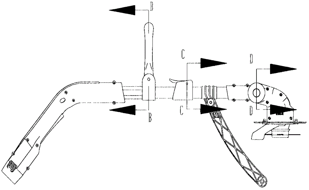 Lawn mower with adjustable blade angle