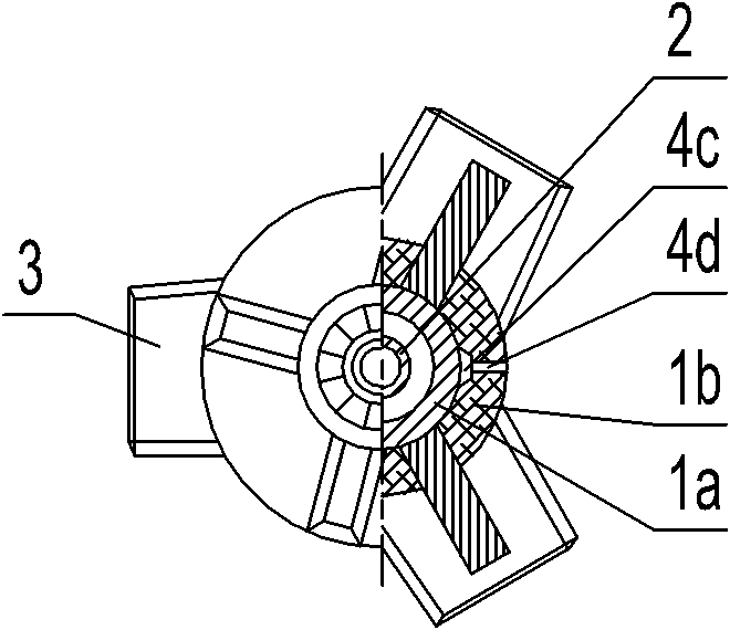 Jet stirrer for mechanical stirring and desulfurizing of molten iron