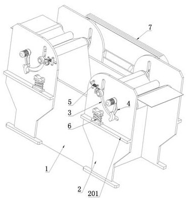 Self-adaptive tension copper foil surface treatment machine